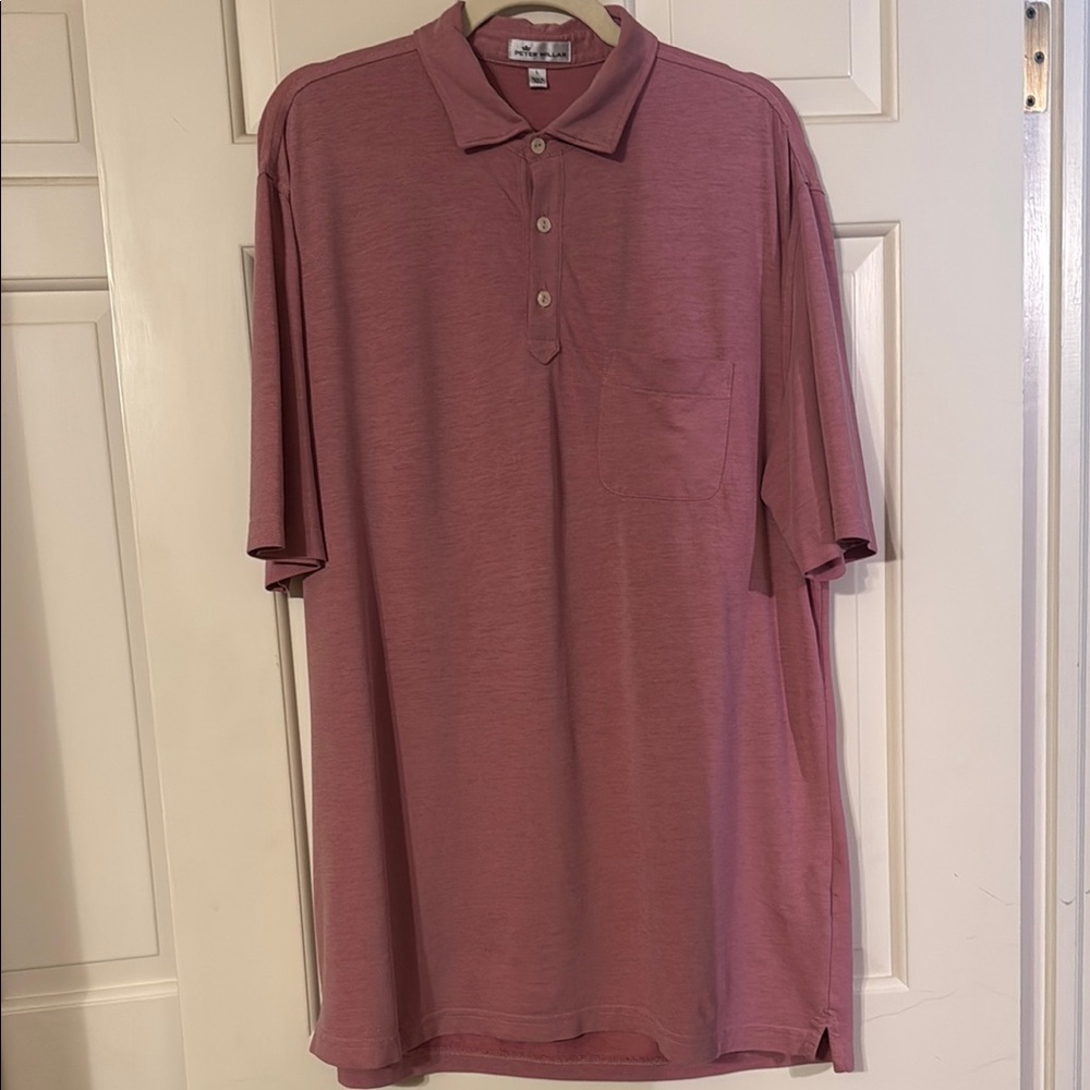 Peter Millar Dust Pink Polo Shirt